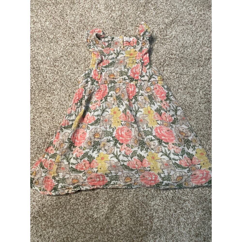 Angel Dear size 4T 100% cotton floral dress